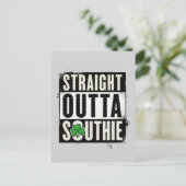 Straight Outta Southie Briefkaart (Staand voorkant)