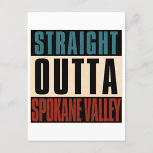 Straight Outta Spokane Valley, Washington, Verenig Briefkaart