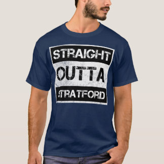 Straight Outta Stratford Connecticut  Distr T-shirt