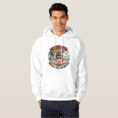 Straight Outta Summer Funny Student Life Hoodie (Voorkant volledig)