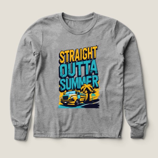 Straight Outta Summer - Retro Terug naar school (Voorkant)