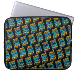 Straight Outta Summer - Retro Terug naar school Laptop Sleeve