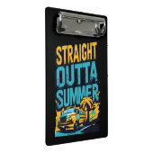 Straight Outta Summer - Retro Terug naar school Mini Klembord (Schuin)