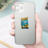 Straight Outta Summer - Retro Terug naar school Sticker (Telefoon)