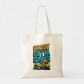 Straight Outta Summer - Retro Terug naar school Tote Bag (Voorkant)