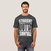 Straight Outta Sunnyvale Trailer Park Camping T-shirt (Voorkant volledig)