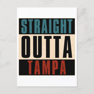 Straight Outta Tampa Florida Verenigde Staten Briefkaart