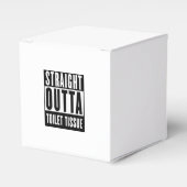 Straight Outta Toilet Tissue Funny Prepper Gifts Bedankdoosjes (Voorkant Zijde)