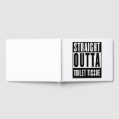 Straight Outta Toilet Tissue Funny Prepper Gifts Gastenboek (Volledig)