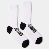 Straight Outta Toilet Tissue Funny Prepper Gifts Sokken (Rechts)