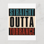 Straight Outta Torrance Californië Briefkaart (Voorkant)
