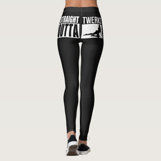 Straight Outta Twerks Leggings (Achterkant)