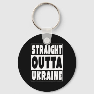 Straight Outta Ukraine Gift For Ukrainian Family R Sleutelhanger