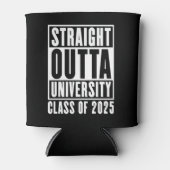 Straight Outta University Class van 2025 Blikjeskoeler (Voorkant)