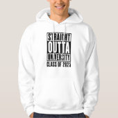 Straight Outta University Class van 2025 Hoodie (Voorkant)
