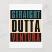 Straight Outta Ventura California CA Briefkaart (Voorkant)