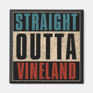 Straight Outta Vineland New Jersey NJ Verenigd Kon Magneet