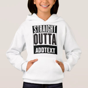 Straight Outta voegt jouw tekst toe