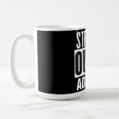 Straight Outta voegt jouw tekst toe Koffiemok (Links)