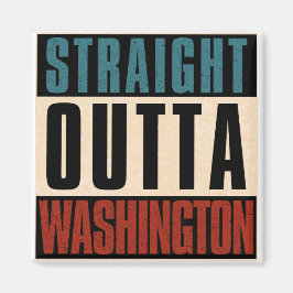Straight Outta Washington District van Columbia DC Magneet