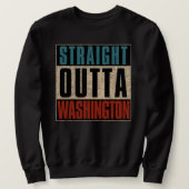 Straight Outta Washington District van Columbia DC Trui (Design voorkant)