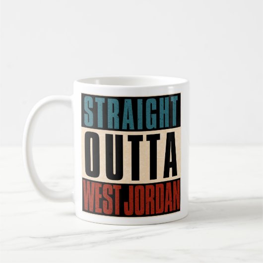 Straight Outta West Jordan Utah UT Koffiemok (Links)