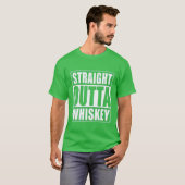 Straight Outta Whiskey St. Patrick's Day Funny T-shirt (Voorkant volledig)