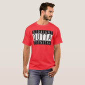 Straight Outta Winnetka Illinois Oversized T-shirt (Voorkant volledig)