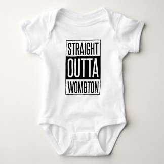 Straight Outta Wombton Funny Baby Romper