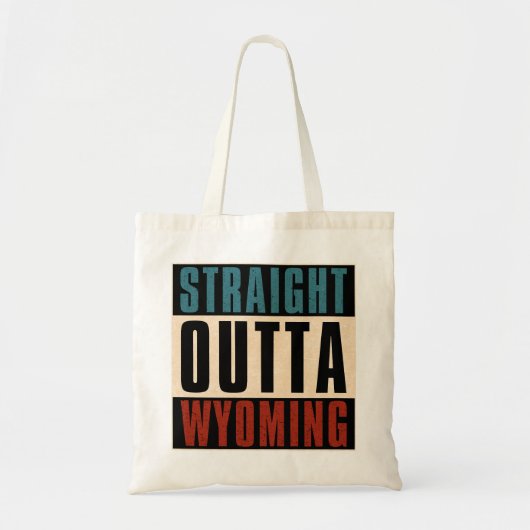 Straight Outta Wyoming Michigan MI Tote Bag (Voorkant)
