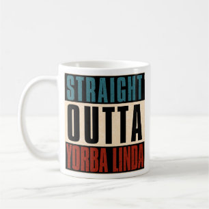 Straight Outta Yorba Linda Californië Koffiemok