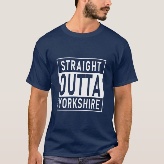 Straight Outta Yorkshire T-shirt (Voorkant)