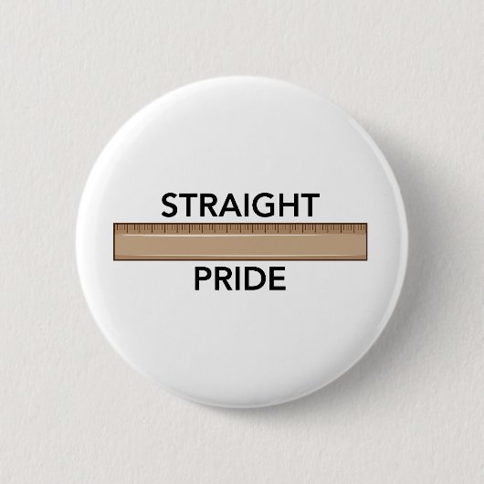 Straight Pride Button (Voorkant)