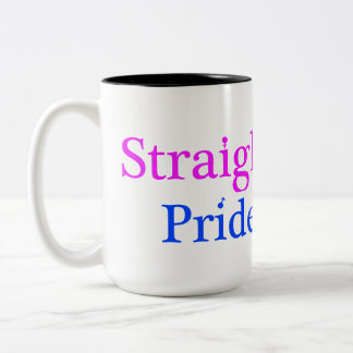 Straight Pride Cup Tweekleurige Koffiemok