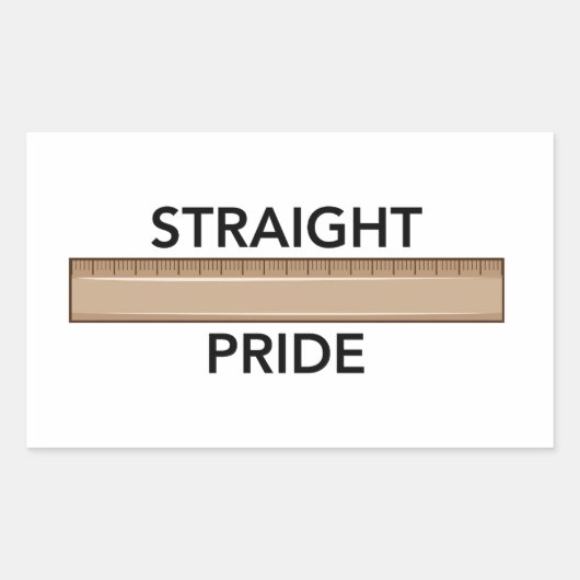Straight Pride Sticker (Voorkant)