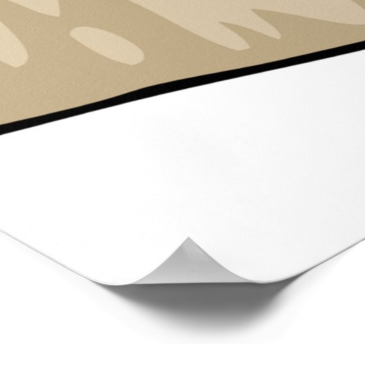  Straight Razor en Strop Barber Shop Poster (Hoek)