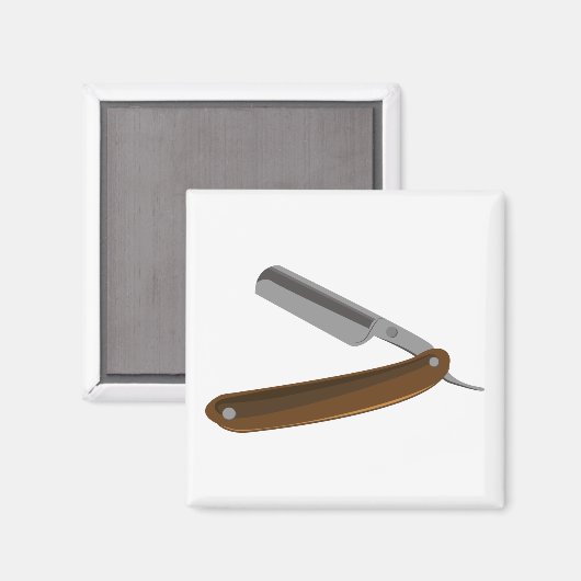 Straight Razor Magneet (Voorkant / Achterkant)