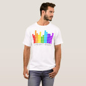 Straight RNBW Equalizer T-shirt (Voorkant volledig)