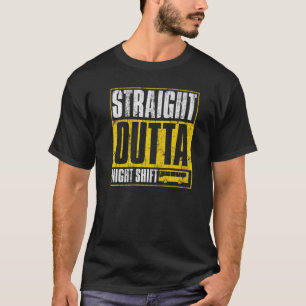 Straight Shift-buschauffeur T-shirt