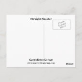 Straight Shooter Briefkaart (Achterkant)