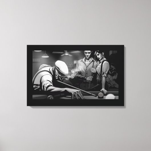 Straight Shooter Canvas Afdruk (Voorkant)