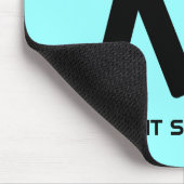 Straight Shooter mousepad aqua Muismat (Hoek)