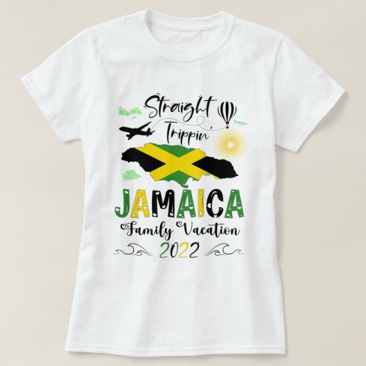 Straight Trippin Custom Shirt Jamaica (Design voorkant)