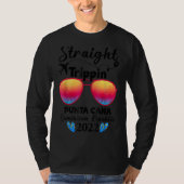 Straight Trippin Punta Cana 2022 Dominicaanse Repu T-shirt (Voorkant)
