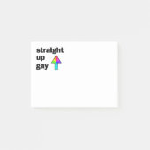 Straight Up Gay Post-it® Notes (Voorkant)