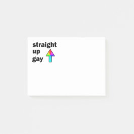 Straight Up Gay Post-it® Notes