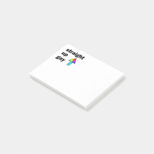Straight Up Gay Post-it® Notes (Schuin)