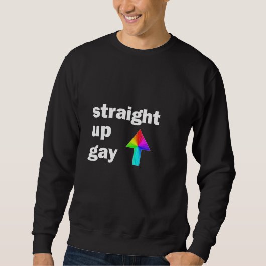 Straight Up Gay Trui (Voorkant)