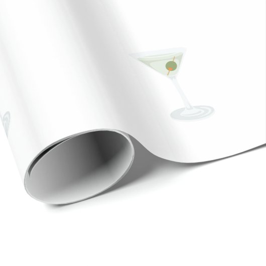 Straight Up Martini Cadeaupapier (Rol Hoek)