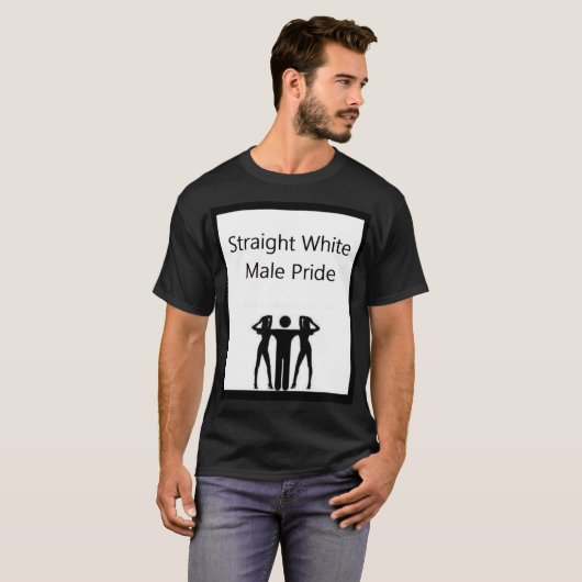 Straight White Male Pride T-Shirt - Dames Edition (Voorkant volledig)
